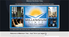 Desktop Screenshot of millenniumtints.com